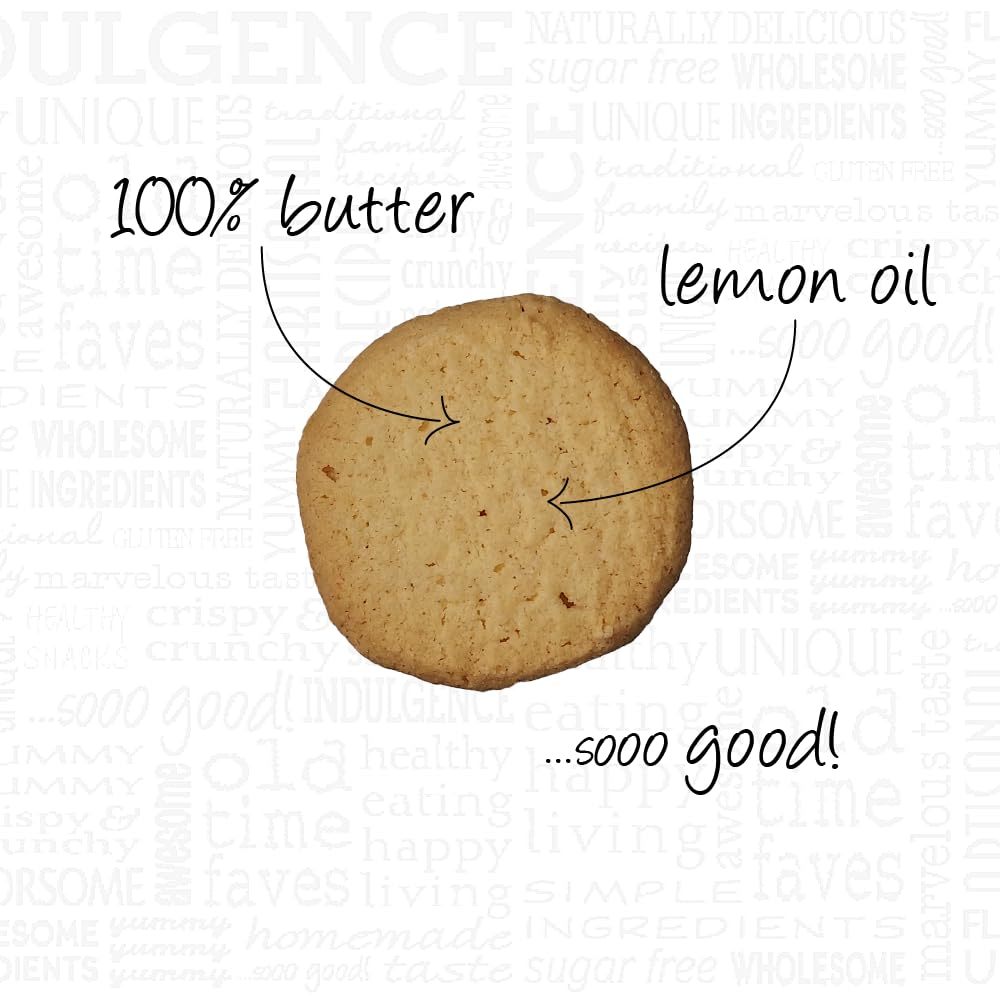Aunt Gussie'S - Spelt Sugar Free Lemon Cookies - 4 Pack
