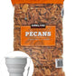 Kirkland Signature Pecan Halves, Baking Nuts, 2 lbs Item 203444. Bundle with MORALZA Silicone Collapsible Cup 200ml - 2 Items.