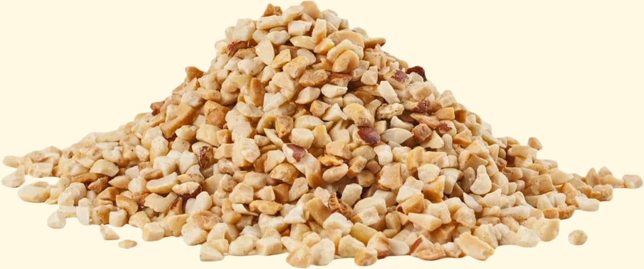 Granulated Roasted Peanuts | 2 Lb Container | By Dasher'S Spice & Beans