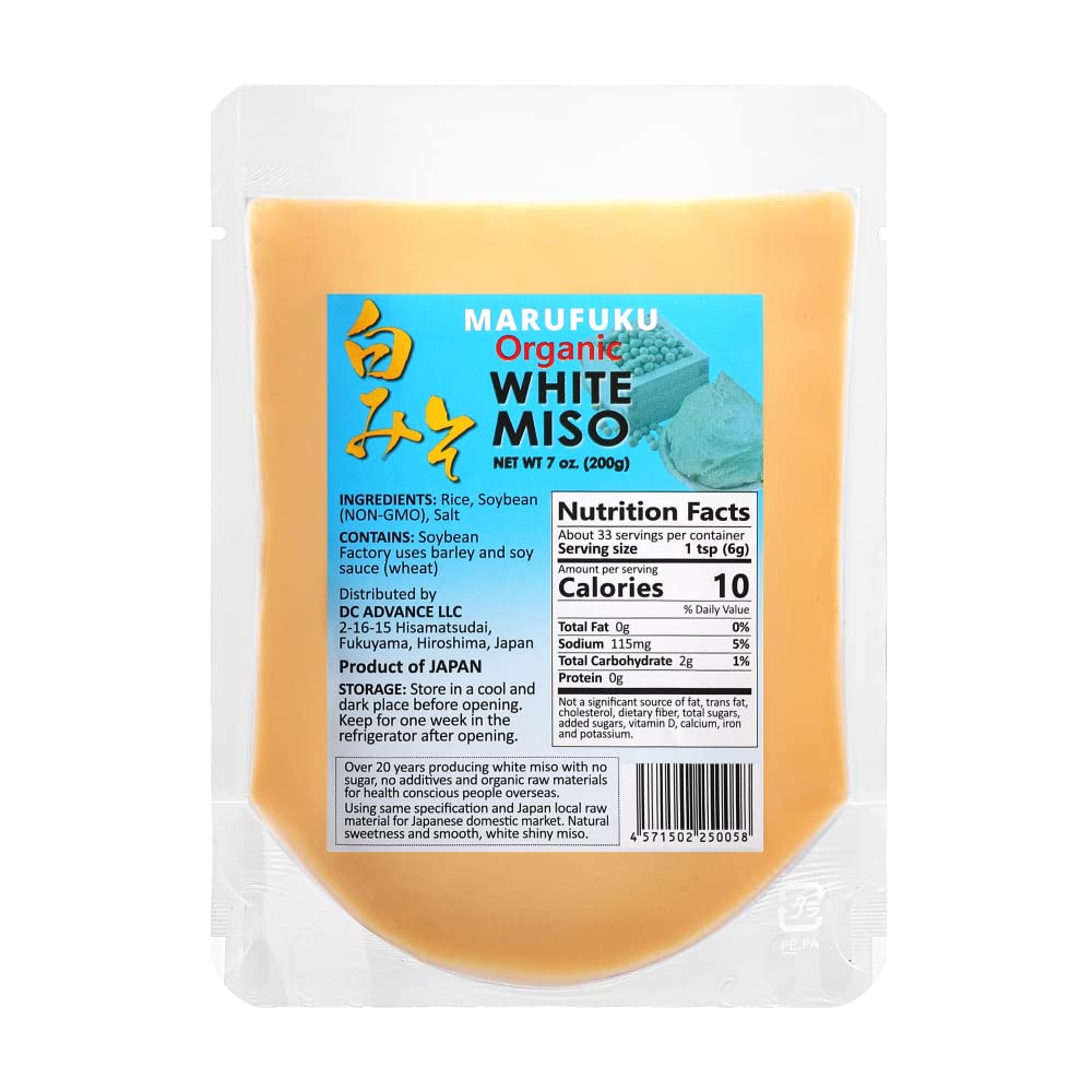 Marufuku From Japan Organic Shiro White Miso, 7.0 Oz