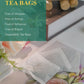 Gldnt Organic Jasmine Green Tea Bags, Organic Green Tea Scented With Jasmine Flowers, Floral Aroma & Smooth Taste, 100 Count