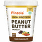 Pintola High Protein Peanut Butter Chocolate Flavour Crunchy 510G, Added Whey Protein, 30G Protein 6.2G Fiber, Gluten Free, Zero