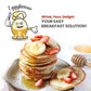 Eggylicious Pancake/Waffle Mix – Classic Recipe, 25.14 oz Jar – No Preservatives or Colorants, Loved by Kids & mature-themeds