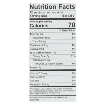 Thats It Apple + Fig Snack Food Bar, Gluten Free, Kosher, No Preservatives