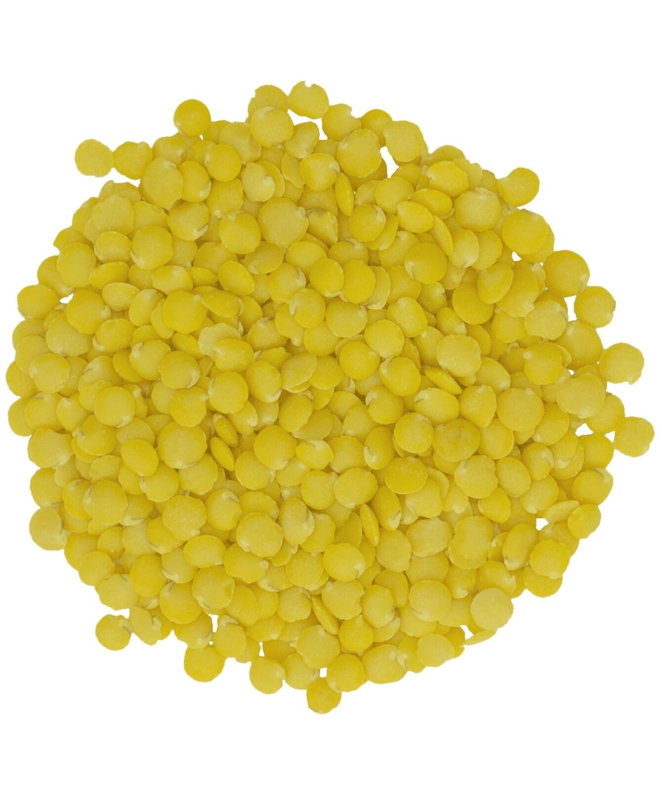 Montana Whole Golden Lentils | 4 lb Linen Drawstring Bag | Non-GMO | Kosher | Vegan | Non-Irradiated (Will Sprout) | Yellow Lent