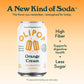 OLIPOP Prebiotic Soda Pop  Orange Cream  A New Kind of Soda Packed with Prebiotics  Fiber  and Botanicals  Gluten Free  Vegan  GMO Free  12oz (12-Cans)