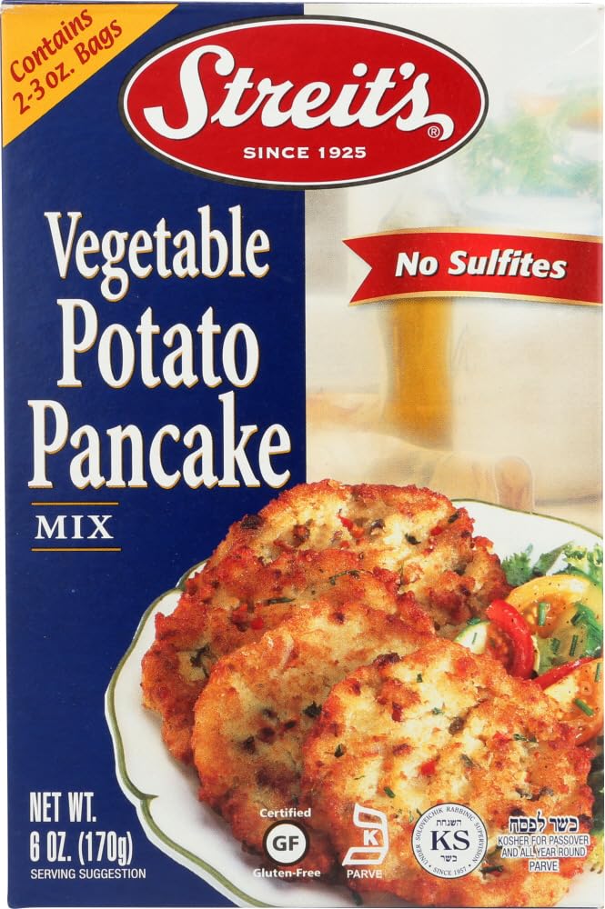 Streits Vegetable Potato Pancake, 6-Ounce Units (Pack of 12)