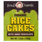 Brads Organic Chocolate Covered Rice Cakes, USDA Organic, Nut Free, Low Sodium, 3.5 oz, Pack of 6, Dark Chocolate