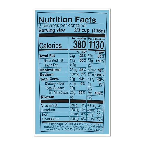Ben & Jerrys Milk & Cookies Vanilla Ice Cream Pint Non-GMO 16 oz