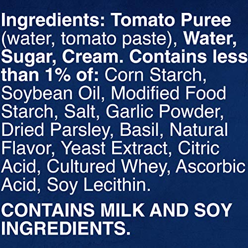 Progresso Reduced Sodium, Creamy Tomato with Basil Soup, Gluten Free, 19 oz
