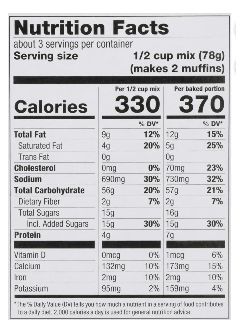 Jiffy Vegetarian Corn Muffin Mix, 8.5 oz (Pack of 4)