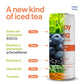 Happy Being Organic Peach Rose White Tea - Turmeric & Elderberry Infusion, Caffeine Free, 12oz, 16 Pack