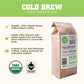 Tiny Footprint Coffee - Organic Cold Brew & Press Elixir | Blend of Light & Dark Roasts | Shade-Gown Ground Coffee, Carbon Negat