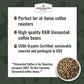 Fresh Roasted Coffee Unroasted Organic Sumatra 5 Pound USDA Organic 100% Single Origin Kosher