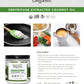 Wildly Organic Coconut Oil Sample 3-Pack 14 Fl Oz Glass Jars - 1) Refined Coconut Oil, 2) Raw Unrefined Centrifuge Exacted, & 3)
