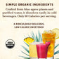 Tres Agaves Organic Agave Nectar - 100% Blue Agave Sweetener, Vegan, Gluten-Free, 750mL Bottle