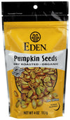 Eden Pumpkin Seeds Dry Roasted Salted 4.0 OZ(Pack of 12)12