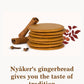 Nyakers Gingerbread Snaps Cookie Tin, Finest Ginger Snaps Original Flavor Swedish Cookie, 750 g - 26.45 oz - 1.65 lbs, With Prot