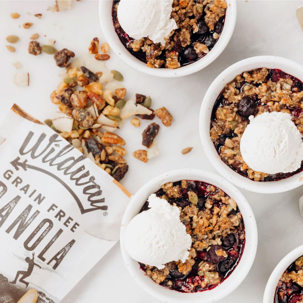 Wildway Keto Granola | Variety Pack | Grain-Free, Certified Gluten-Free Cereal | Vegan, Low Carb | No Sugar Added | Paleo-Friend