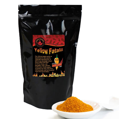 Orange Fatalii Pepper Powder by Magic Plant - Very Hot Pepper with a Citrusy, Fruity Flavor with an Earthy Taste| 350K Plus SHUs