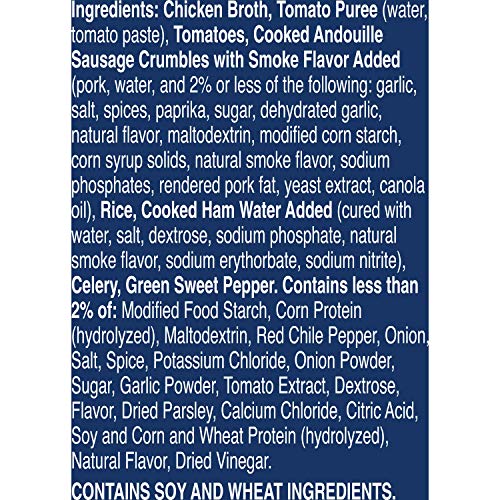 Progresso Spicy Jambalaya Soup With Sausage & Ham, 18.5 Oz Can (Pack Of 12)