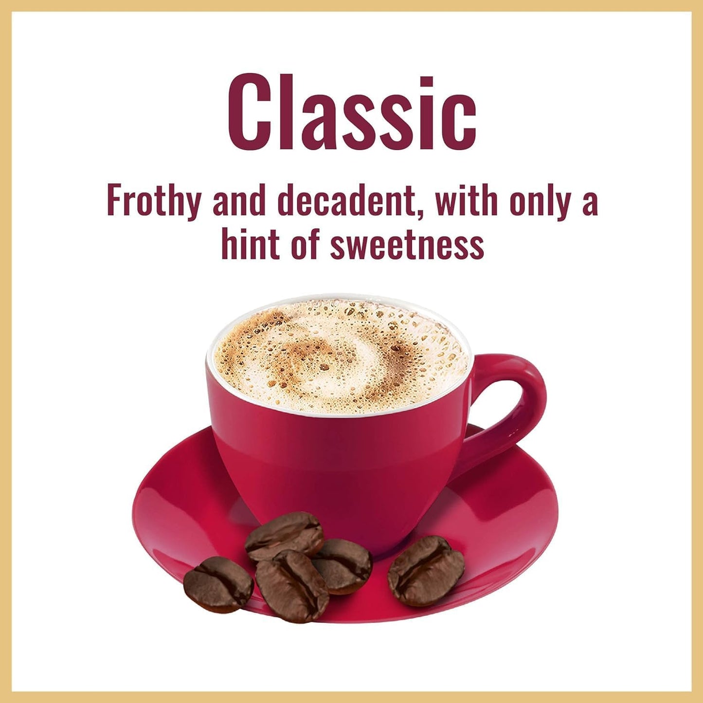 Hills Bros. Flavor Coffee (Classic Cappuccino, 14 Ounce (Pack Of 2)