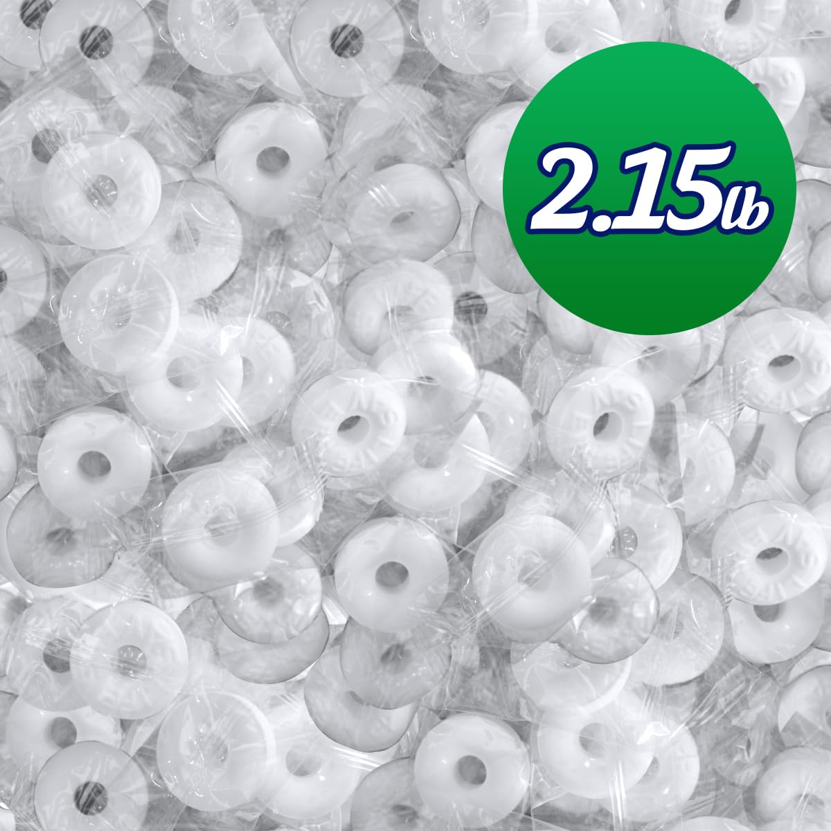 Wint O Green Hard Candy 2Lb + 2Oz Bulk Pack Of Mints Individually Wrapped Bulk Mints For Parties And Events Ideal Wintermint Can