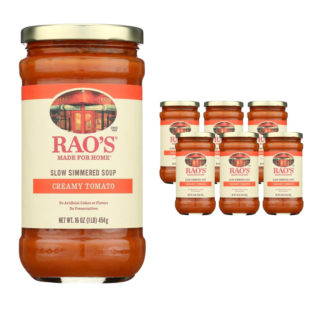 RaoS Homemade Slow Simmered Soup  Creamy Tomato  16 Ounce (Pack Of 6)