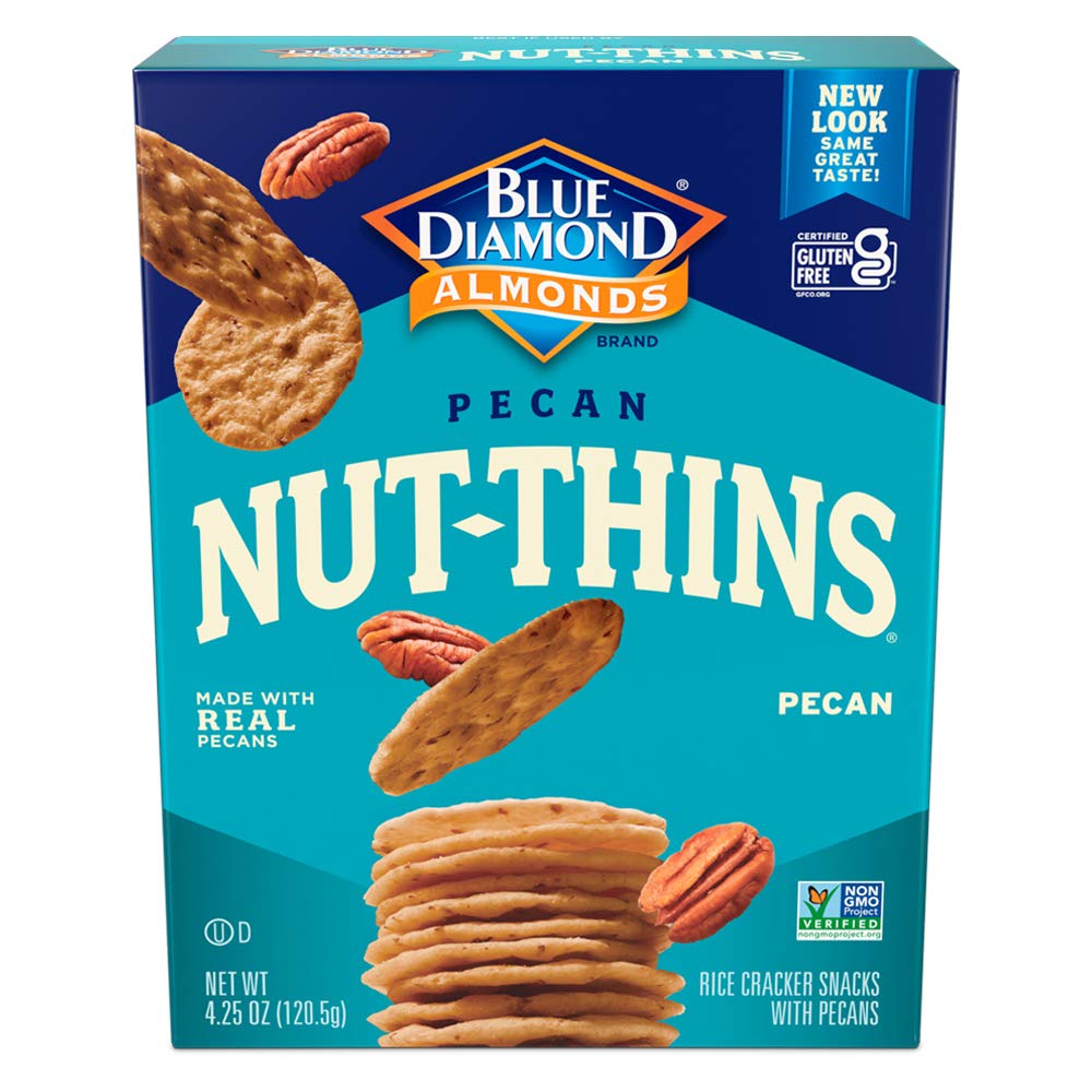 Blue Diamond Pecan Thins Cracker Crisps, 425 Oz