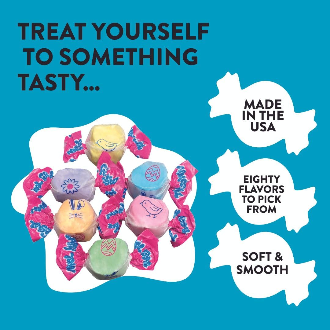 Taffy Town Candies- Cottontail Easter Mix | Gourmet Taffy| Nougat-Style Candy| Soft & Delicious| Sumer Snack Treats| Party Good