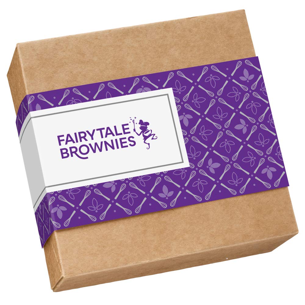 Fairytale Brownies SUGAR-FREE Magic Morsel Gourmet Chocolate Gift Basket - 24 Individually Wrapped 1.5 Inch Brownies - 0.8 Ounce Each