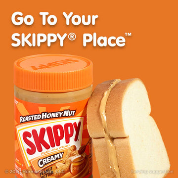 Skippy Peanut Butter, Creamy Roasted Honey Nut, 16.3 Ounce (Pack Of 3)