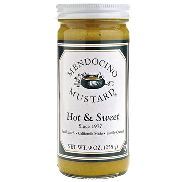 Mendocino Hot Sweet Mustard, 9 Oz