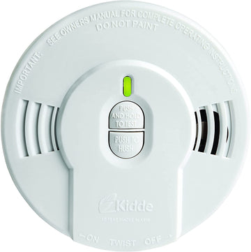 Kidde Smoke Detector, 10-Year Battery, Led Indicators, Replacement Alert, Test-Reset Button