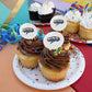 University Of New England Secondary Logo Cupcake Picks Toppers Decoration Set Of 6