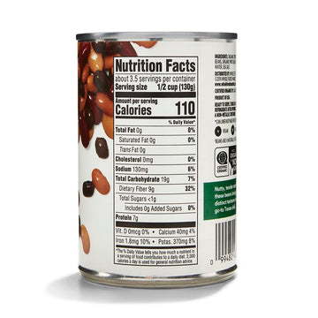 365 by Whole Foods Market Organic Bean Trio (Kidney, Pinto & Black Beans), 15 Ounce - Healthy Plant-Based Protein, Non-GMO, Vegan