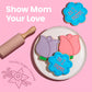 WANDERCRUMB | Mom Birthday Gifts | Hand Decorated Sugar Cookies Gift Set - 3 Pack in Box with Message Card - Birthday Gifts for