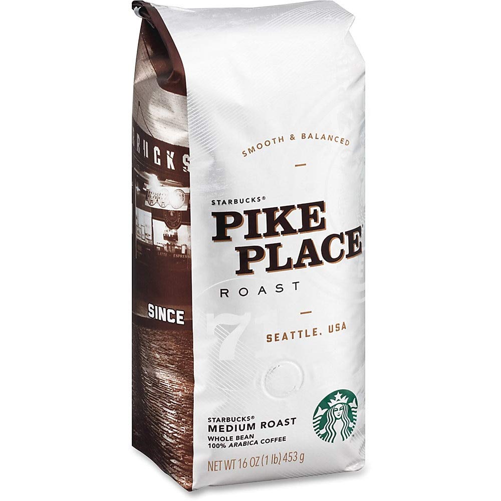 Starbucks Pike Place Beans Coffee, Medium Roast, 16 Oz. (11017854)