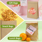 Shopday Paper Lunch Bags 4Lb 100 Pack Brown Paper Bags 5X2.95X9.45'' Recyclable Kraft Sack Lunch Bags Snacks Bags Grocery Bags F