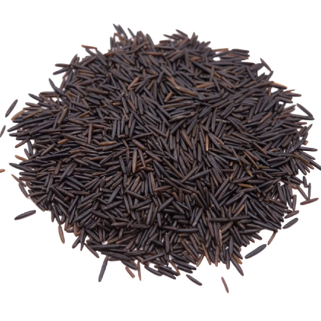 Gerbs Wild Black Canadian Rice 4 Lbs. Premium Grade | Top 14 Food Allergy Free | Freshly Harvested Packed In Resealable Bulk Bag | High In Protein, Fiber & Antioxidants | Gluten Peanut Tree Nut Free