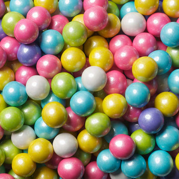 Color It Candy Shimmer Spring Mix Sixlets 2 Lb Bag - Perfect For Table Centerpieces, Weddings, Birthdays, Candy Buffets, & Party Favors.