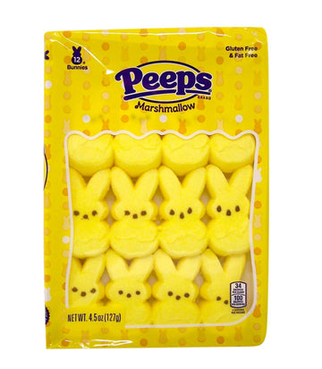 Peeps Easter Pink And Yellow Marshmallow Bunny Variety Pack, Pack Of 2