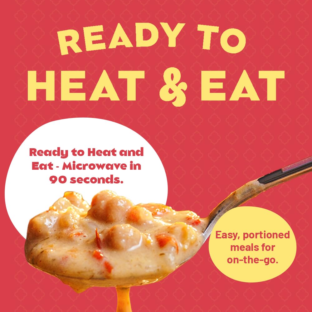 Proper Good Thai Red Curry Soup with Chickpeas, Coconut & Lemongrass | Easy Lunch or Dinner with 11g Protein per Serving | Quick