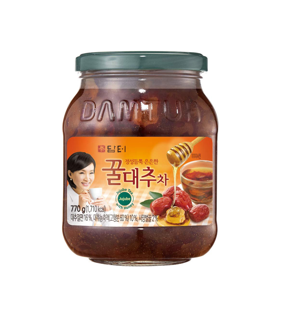 Damtuh Korean Honey Jujube Tea, Jujube With Honey, 27.16 Oz 770G