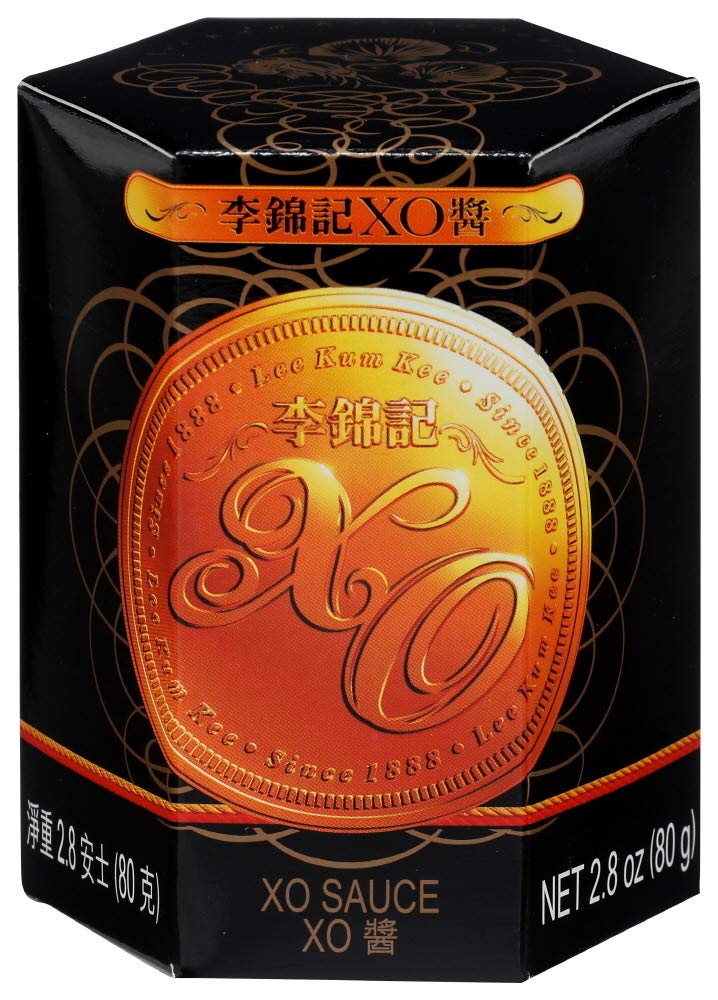 Lee Kum Kee XO Sauce (2.8 OZ), Chinese Chili Sauce made with Dried Scallops, Shrimp, Chili Oil, Garlic, Pepper & Spices, Versati
