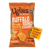 UGLIES Buffalo Ranch Kettle-Cooked Potato Chips, Gluten-Free Snacks, Kosher-Friendly Chips, Non-GMO Snacks for Kids or Office, L