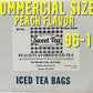 Iced Tea Bags Peach Black Large 1-Gallon Commercial Size Foodservice Brewing,Unsweetened Caffeinated, Bulk Case (96 Count) by So