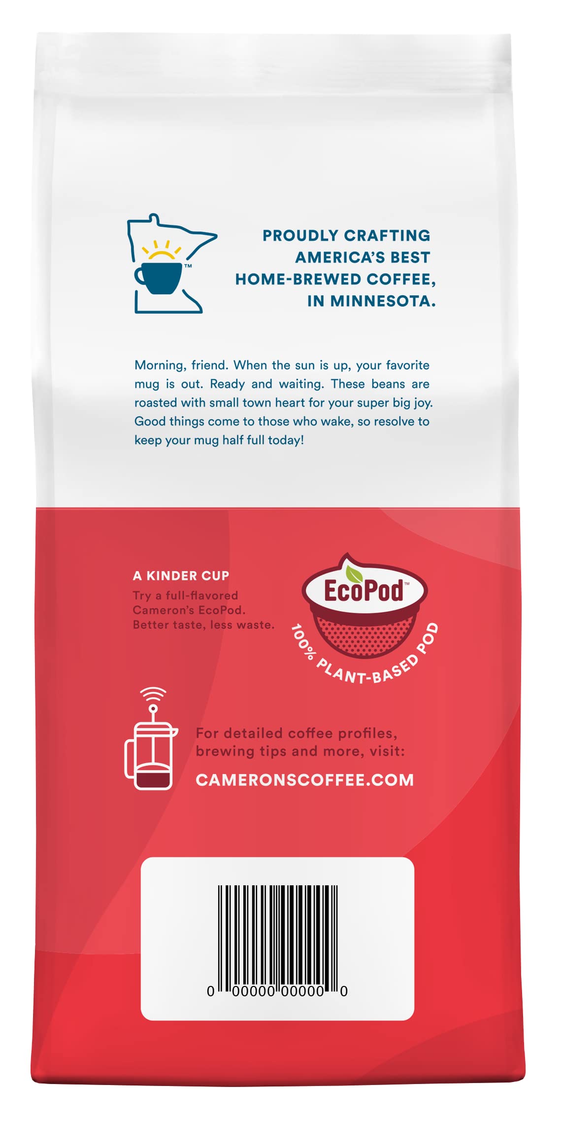 Cameron s Coffee Roasted Ground Coffee Bag  Flavored  Highlander Grog  12 Ounce  Pack of 6