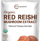 Micro Ingredients Organic Reishi Mushroom Powder 100:1 Extract 16oz Non-GMO