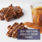 Edward Marc Snappers Sweet Caramel & Pretzels Cluster - Crunchy Pretzel Snack With Dark Chocolate & Sea Salt For Adults And Kids
